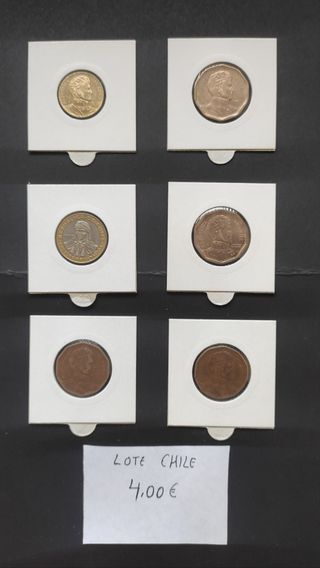 Lote Monedas EEUU Argentina México Brasil Chile 5