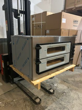 HORNO ELECTRICO PARA 1+1 PIZZA DE 45 CM / GLASS
