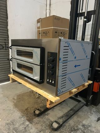 HORNO ELECTRICO PARA 1+1 PIZZA DE 45 CM / GLASS