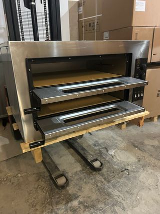 HORNO ELECTRICO PARA 1+1 PIZZA DE 45 CM / GLASS