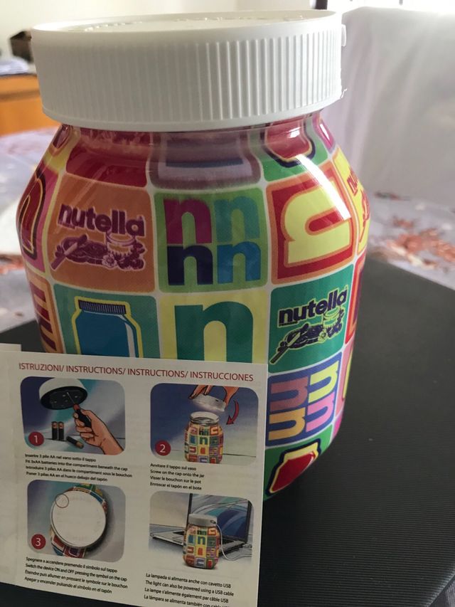 lampada nutella