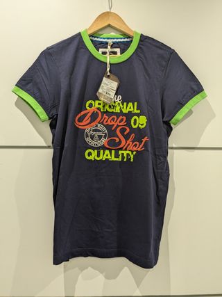 Camiseta azul Drop Shot