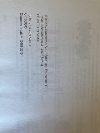 Libro texto santillana 1 Eso matematicas