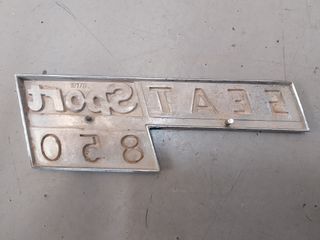 ANAGRAMA SEAT 850 SPIDER SPORT LOGO EMBLEMA SIMBOL