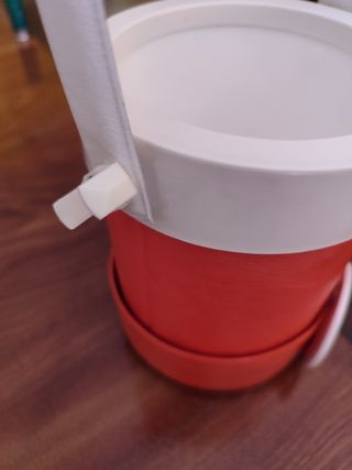 Cubitera hielos vintage con tapa