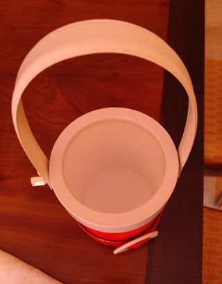 Cubitera hielos vintage con tapa