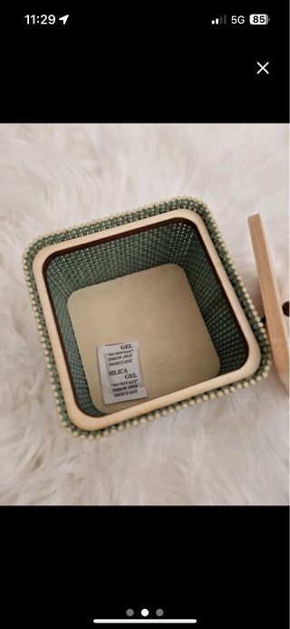 Cajita verde bambú