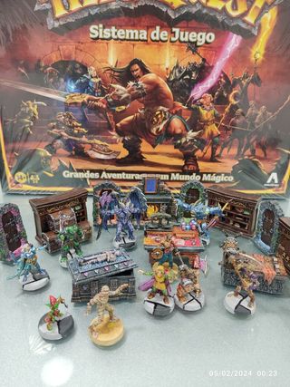 Pintura de miniaturas, Heroquest, descent...
