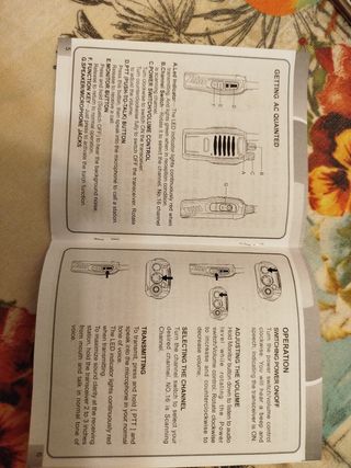 Walkie talkie, dos walkies