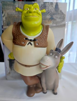 Asno y Shrek. Figura decorativa.