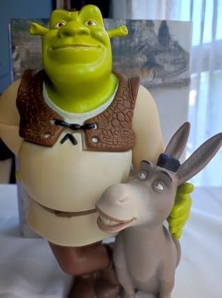 Asno y Shrek. Figura decorativa.