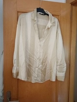 Camisa manga larga zara