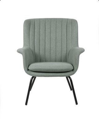 Butaca de diseño verde menta