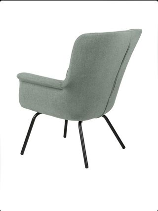 Butaca de diseño verde menta