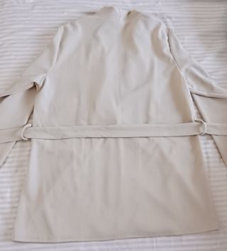 Traje chaqueta elástico beige