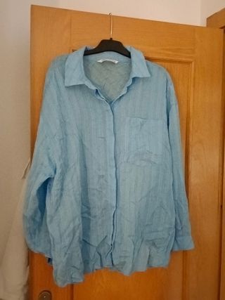 Camisa manga larga zara