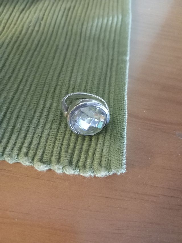 Anillo plata ley