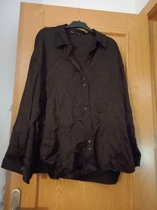 Camisa manga larga zara