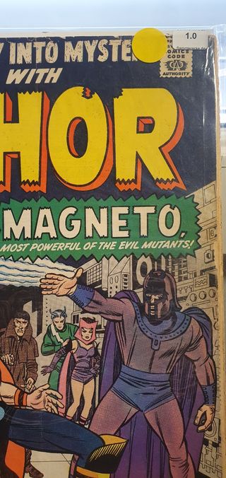 Thor vs Magneto comic