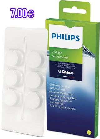 Pastilla quitagrasas para cafetera 