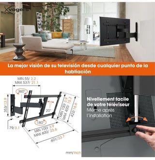 Soporte TV Vogel’s Wall 3345 - hasta 65’’ y 30 kg