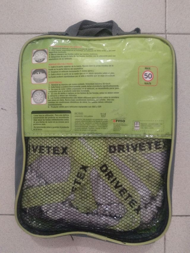 Fundas/cubiertas de ruedas coche nieve