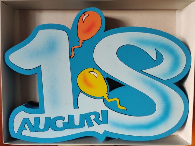 Decorazioni in polistirolo 18 anni