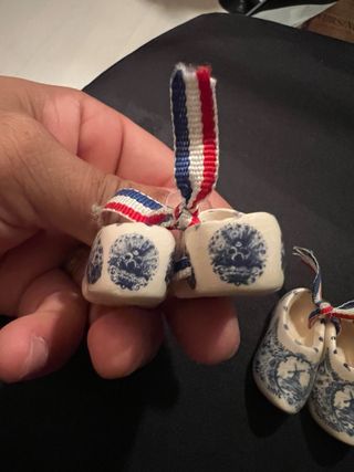 Zoccoli vintage in ceramica olandese