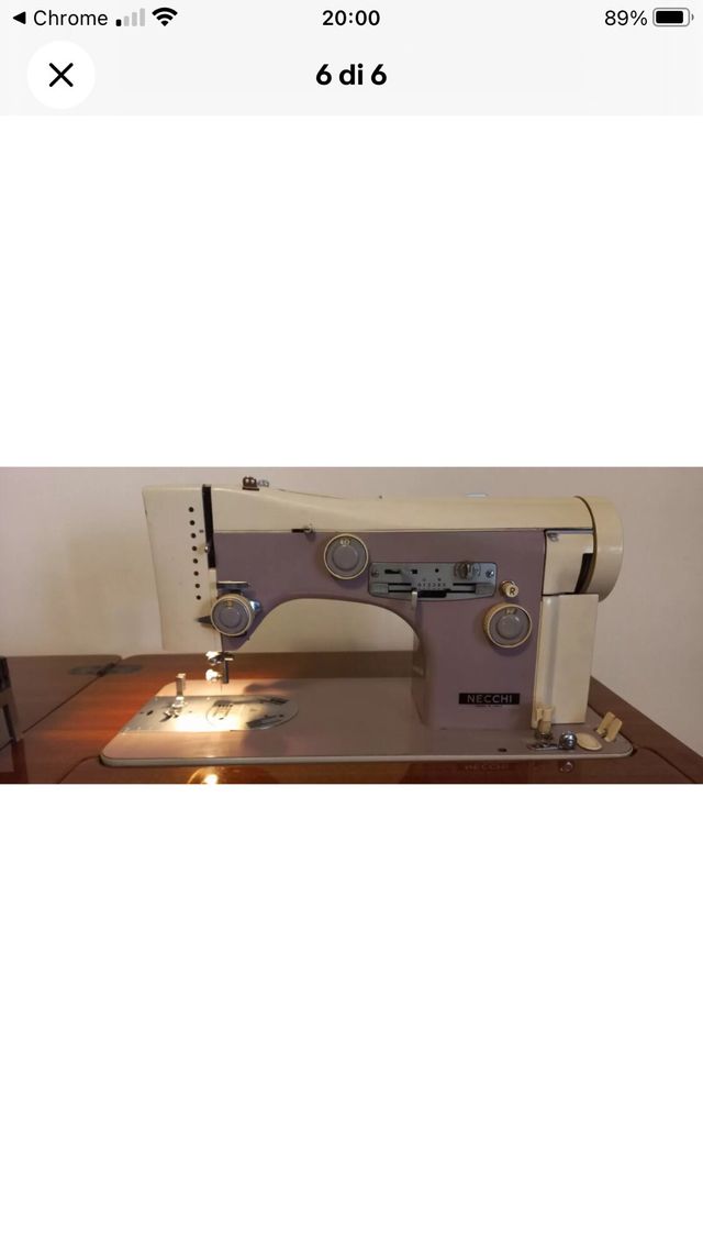 Macchina per cucire necchi