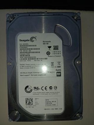 Disco duro 500GB 3,5" SATA 
