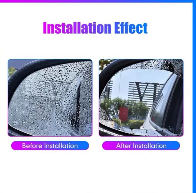 Pegatina retrovisor lluvia coche