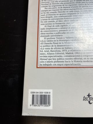 Libro Historia del Derecho