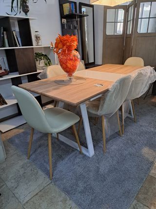 Nueva mesa comedor extensible +6 sillas