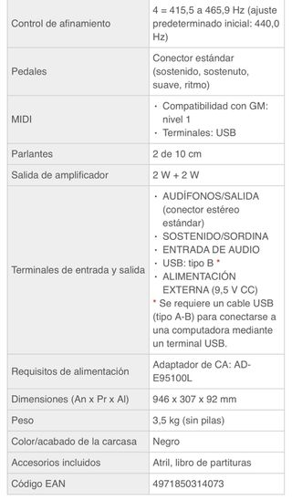 Piano Electronico Casio CTK3200