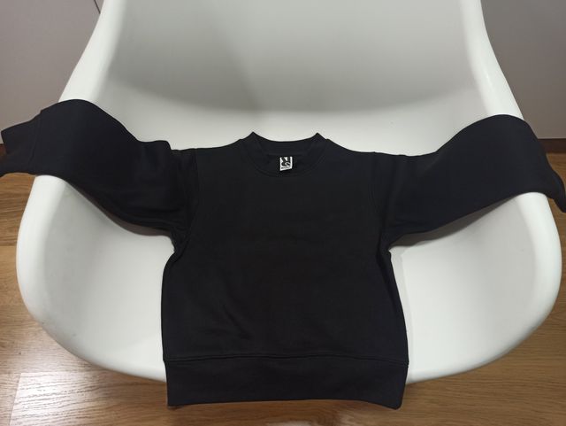 Sudadera roly negra niño y niña