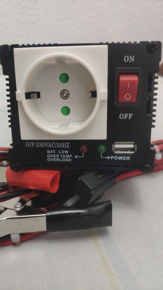 Inversor de corriente 24v a 220v