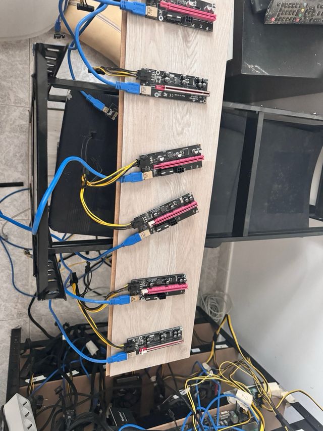 Componentes pc , rig mineria, fuente alimentacion,