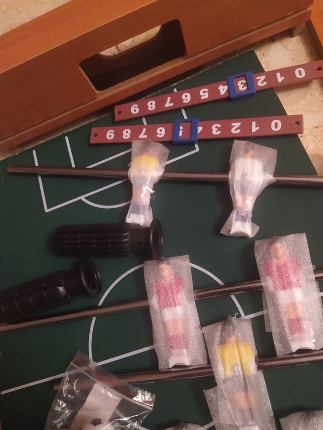 Futbolín de mesa  de los 90