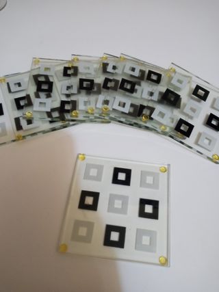 Posavasos de cristal