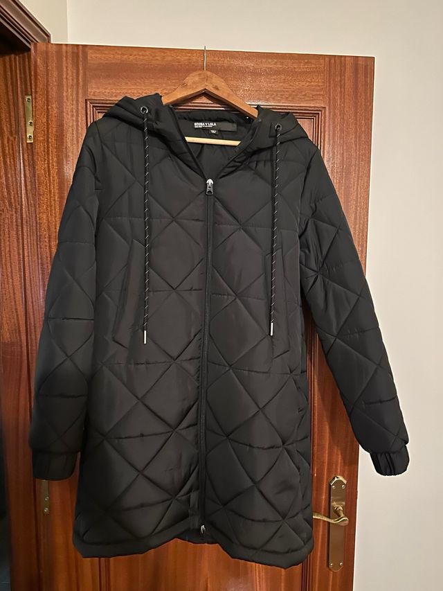 Plumífero Bimba Plumas Negro Mujer Bimba Y Lola Plumifero Negro