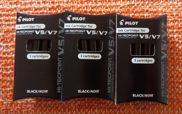 CARTUCHOS TINTA RECARGA BOLIGRAFO PILOT