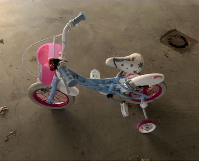 Bicicleta niña frozen