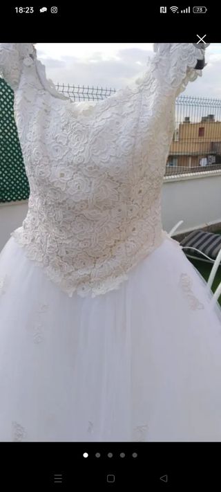 Vestido novia talla 38 ,40
