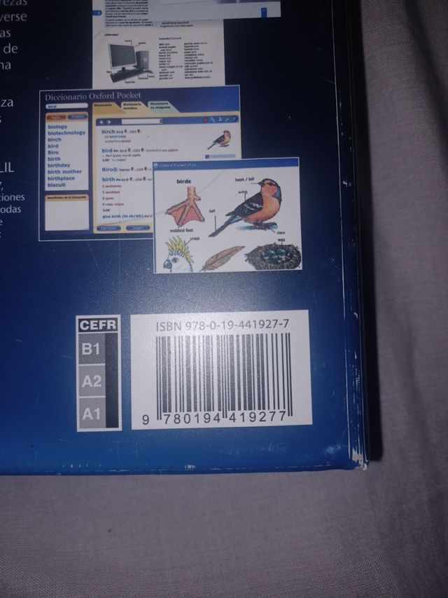 Diccionario Oxford Pocket inglés esañol