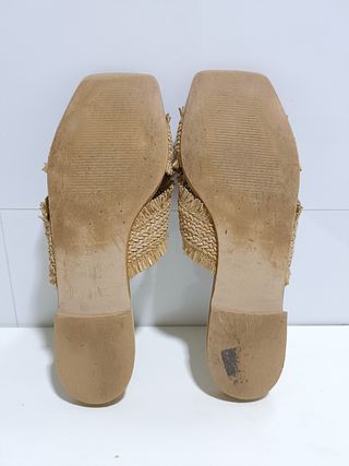 Sandalias Mustang de piel sandali da donna