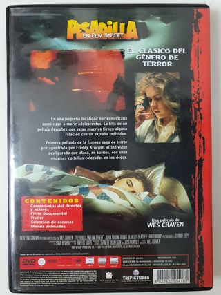 Pesadilla en Elm Street (1984) 💿 DVD 🎬🍿 DVD 🎬