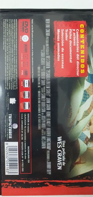 Pesadilla en Elm Street (1984) 💿 DVD 🎬🍿 DVD 🎬