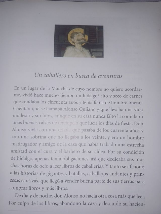 Don Quijote. Miguel de Cervantes. Vicens