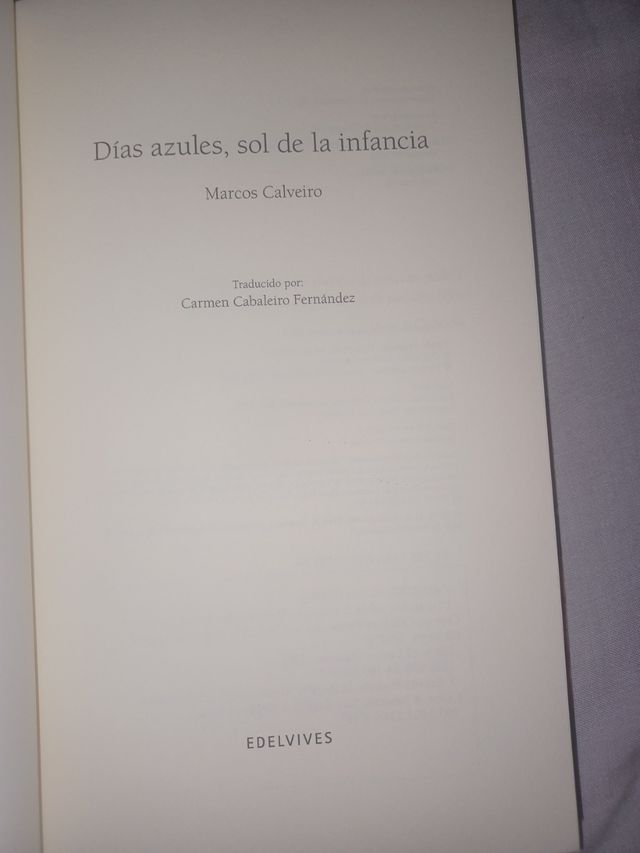 Días azules, sol de la infancia Eldelviv