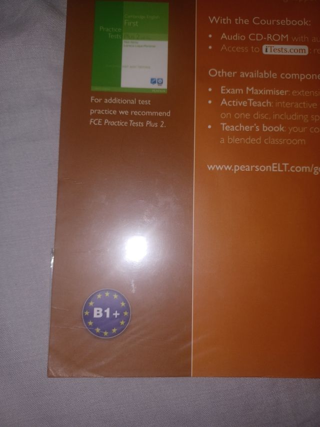 Gold Pre-first. Coursebook. Pearson